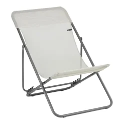 ohgreen Opvouwbaar ligbed met meerdere standen seigle beige