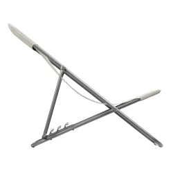 ohgreen Opvouwbaar ligbed met meerdere standen seigle beige