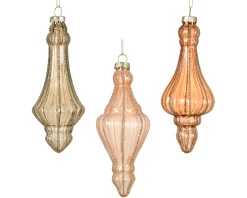 ohgreen Ornament glas lijnen glitters