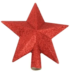 ohgreen Piek ster glitter kerstrood