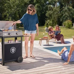 ohgreen Plancha gas RVS duo Edition 260 gas