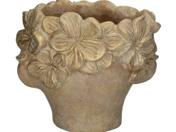 ohgreen Planter gezicht beton goud