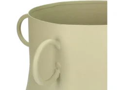 ohgreen Planter ijzer ivoor 32x32x26.5cm