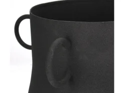 ohgreen Planter ijzer zwart 32x32x26.5cm