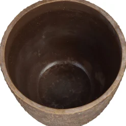 ohgreen Planter paardebloem beton goud 25x25x25cm