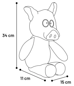 ohgreen Pluche varken happy 34cm