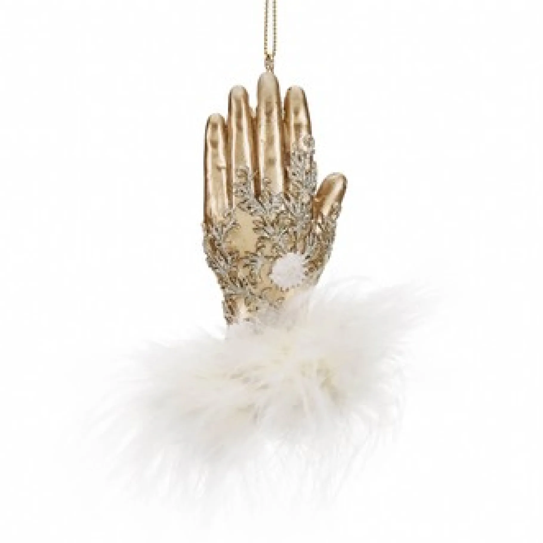 ohgreen Pluizige koninklijke handschoen ornament