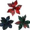 ohgreen Poinsettia polyester fluweel