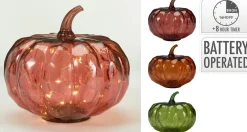 ohgreen Pompoen met led 17cm