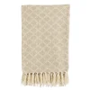 ohgreen Poplar plaid beige - l190xb140cm