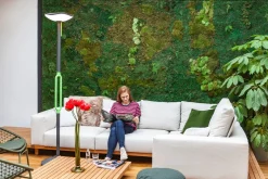 ohgreen Poppy solar lamp grijs led 8w