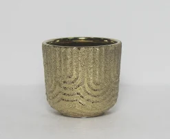 ohgreen Pot plating gold 12x11cm