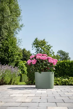 ohgreen Pot Respect met reservoir 25x25h21 groen-grijs