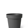 ohgreen Pot rond happy 20 cm antraciet