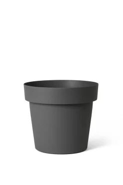 ohgreen Pot rond happy 30h 23 cm antraciet