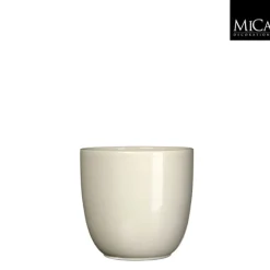 ohgreen POT ROND TUSCA H14D14.5 CREME ES/13