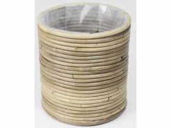 ohgreen Pot round stripe grey d20h20cm