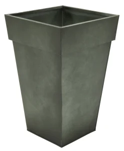 ohgreen Pot zink vintage groen hoog w32h50