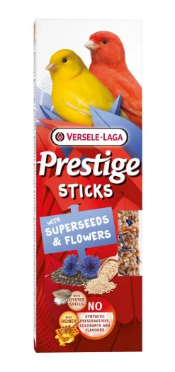 ohgreen Prestige sticks kanaries met superzaden & bloemen - 2 stuks 60g