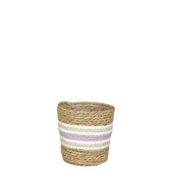 ohgreen Rachel mand rond lila - h14xd14cm