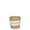 ohgreen Rachel mand rond lila - h16xd16cm