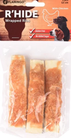ohgreen R'hide chicken wrapped ribs 12cm 3st 90gr