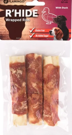 ohgreen R'hide duck wrapped ribs 12cm 3st 90gr