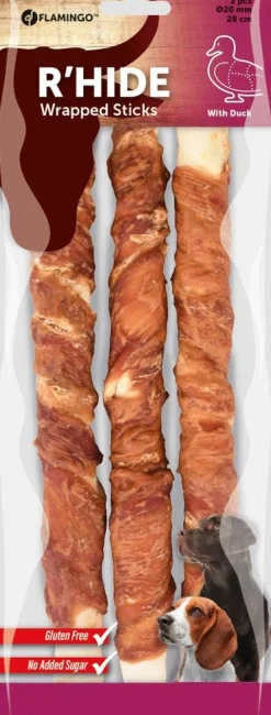 ohgreen R'hide staaf met eend 20mm 28cm 3st 280g