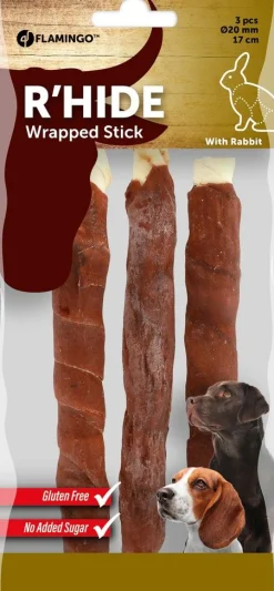 ohgreen R'hide staaf met konijn 20mm 17cm 3st 155g