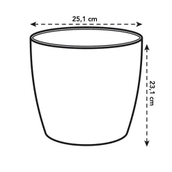 ohgreen Rond diamond 25cm