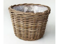 ohgreen Ronde mand antiekgrijs