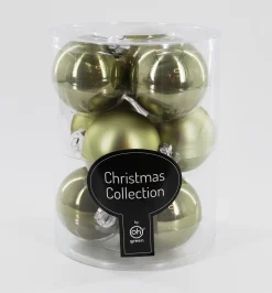 ohgreen Set van 9 kerstballen