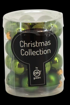 ohgreen Set van 24 kerstballen
