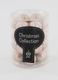 ohgreen Set van 24 kerstballen