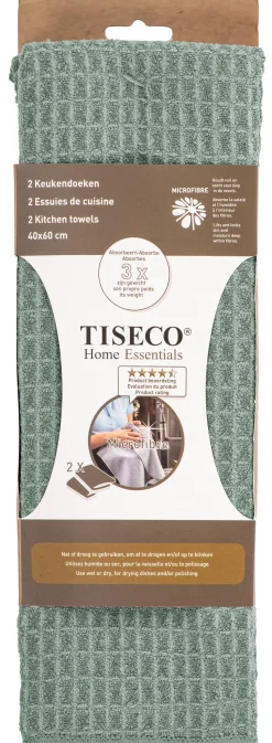ohgreen Set van 2 keukenhanddoeken essential