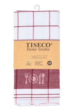 ohgreen Set van 3 keukenhanddoeken pharao