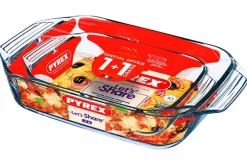 ohgreen Set van 2 ovenschaals 1,4l + 3l