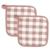 ohgreen Set van 2 pannenlap gingham