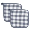 ohgreen Set van 2 pannenlap gingham