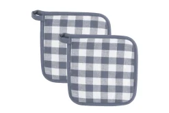 ohgreen Set van 2 pannenlap gingham
