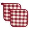 ohgreen Set van 2 pannenlap gingham