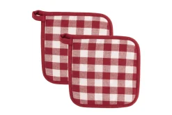 ohgreen Set van 2 pannenlap gingham