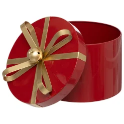 ohgreen Set van 3 ronde metalen dozen