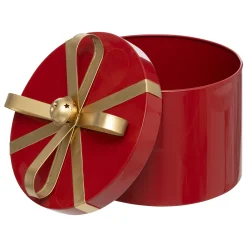 ohgreen Set van 3 ronde metalen dozen