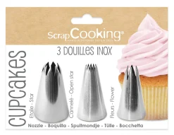 ohgreen Set van 3 spuitmondjes