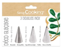 ohgreen Set van 3 spuitmondjes