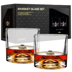 ohgreen Set van 2 whiskeyglazen