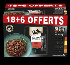 ohgreen Sheba pouch vleesselectie 18+6 gratis