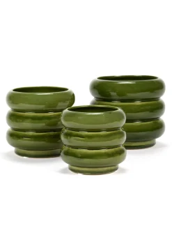 ohgreen Sixties Sierpot l 14,5x14,5x12,5 groen