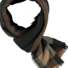 ohgreen Sjaal heren black/camel